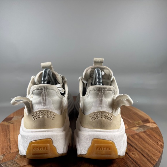 SOREL Kinetic Breakthru Womens 9 White Athletic Running Shoes Lace Up Comfort - Picture 4 of 8